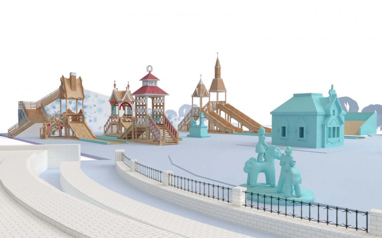 В Новоуральске приступают к строительству ледового городка