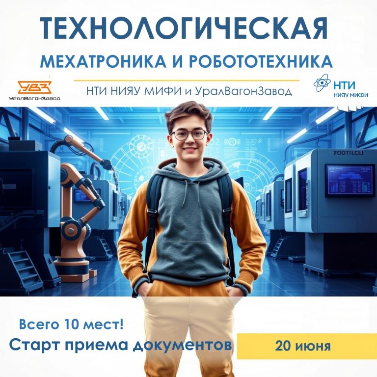 Начни карьеру инженера будущего — с УралВагонЗаводом и НТИ НИЯУ МИФИ!